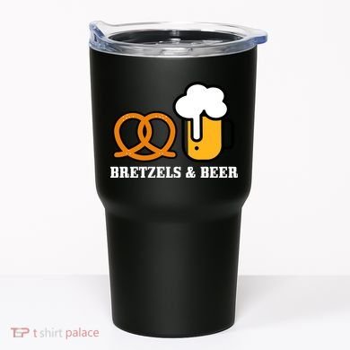 Bretzels And Beer Funny Oktoberfest Tumbler