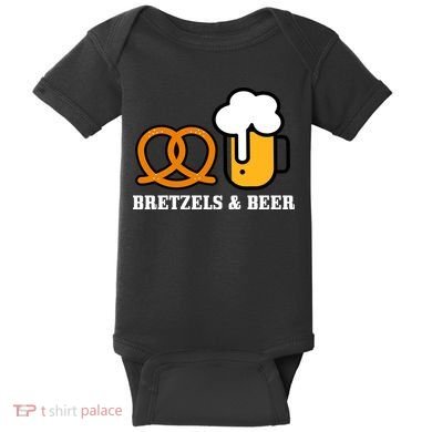Bretzels And Beer Funny Oktoberfest Baby Bodysuit