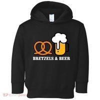 Bretzels And Beer Funny Oktoberfest Toddler Hoodie thumb 0
