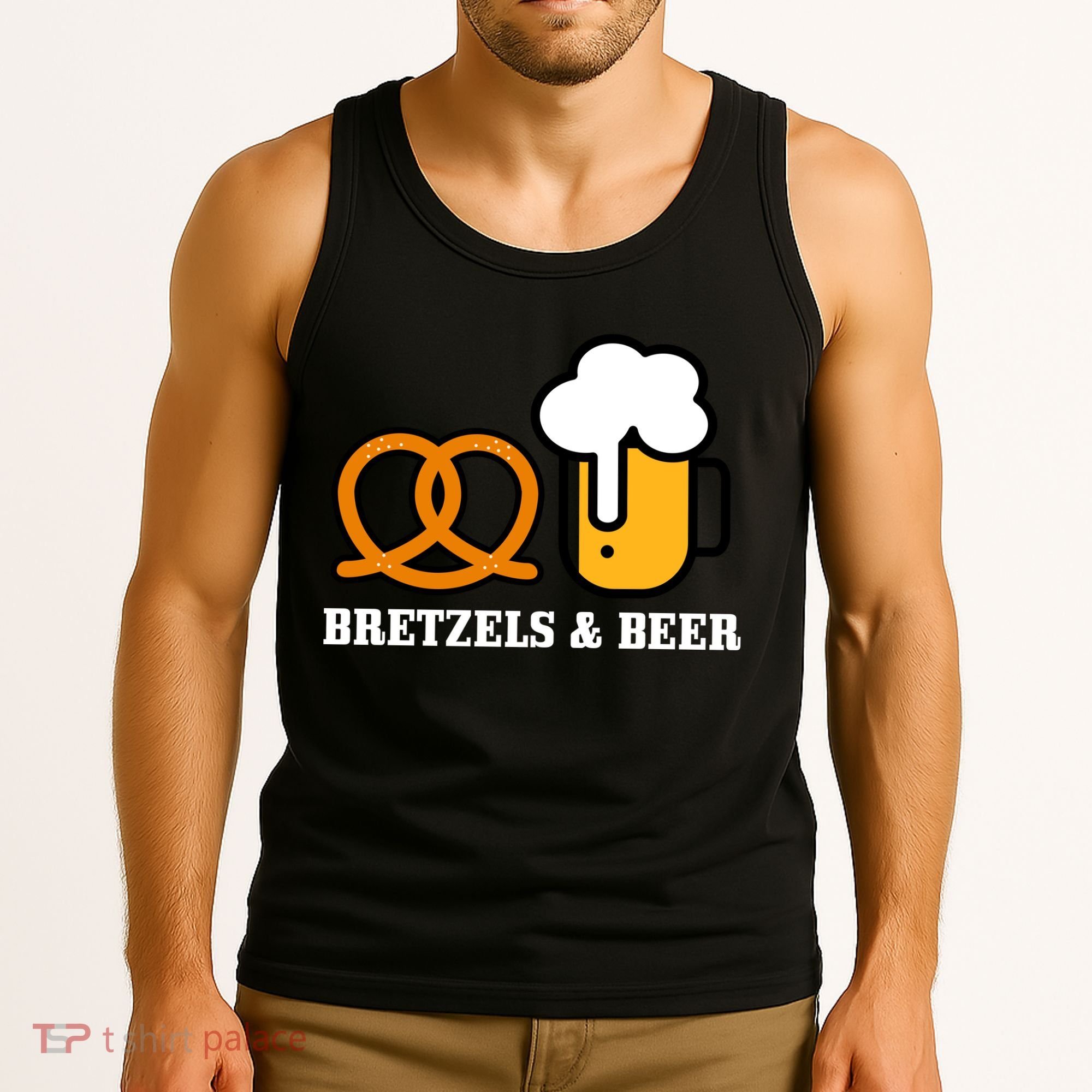 Bretzels And Beer Funny Oktoberfest Tank Top