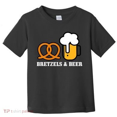Bretzels And Beer Funny Oktoberfest Toddler T-Shirt