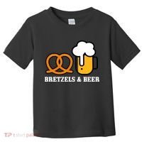 Bretzels And Beer Funny Oktoberfest Toddler T-Shirt thumb 0