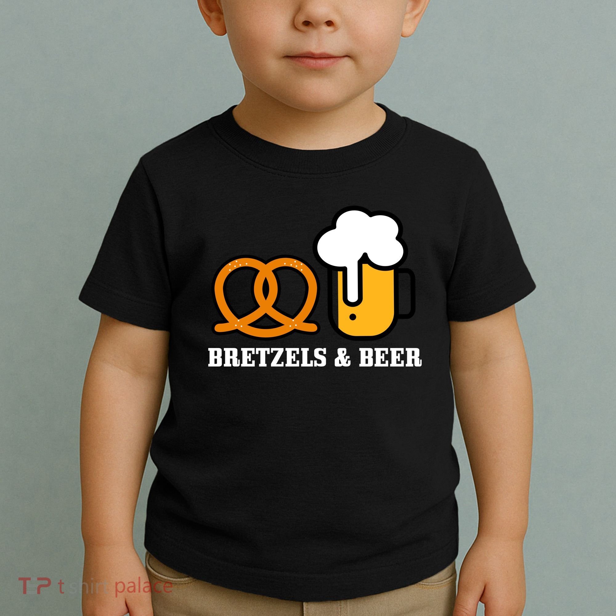Bretzels And Beer Funny Oktoberfest Toddler T-Shirt