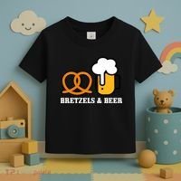 Bretzels And Beer Funny Oktoberfest Toddler T-Shirt thumb 3