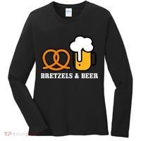 Bretzels And Beer Funny Oktoberfest Women's Long Sleeve Shirt thumb 0