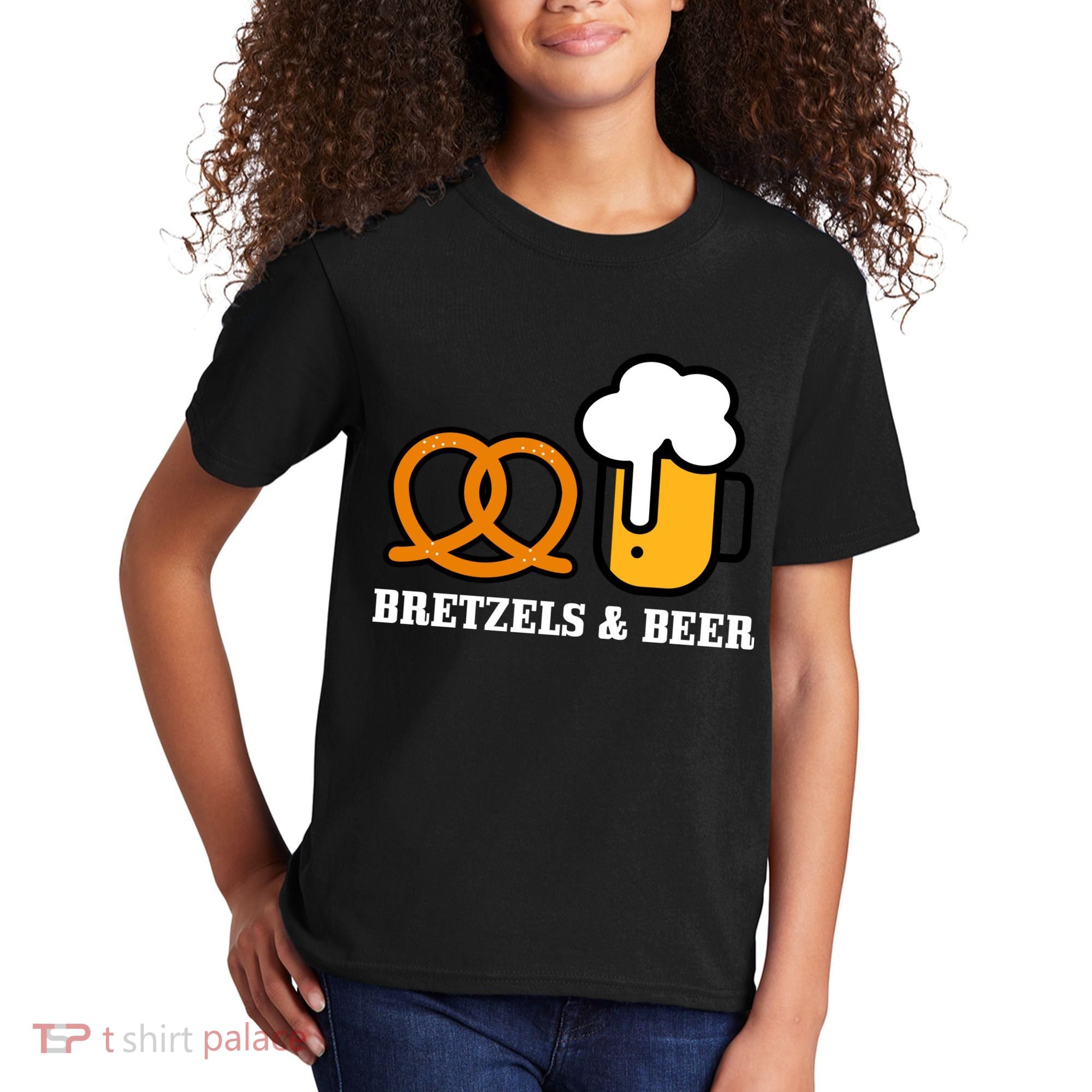 Bretzels And Beer Funny Oktoberfest Kids T-Shirt