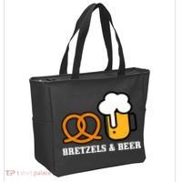 Bretzels And Beer Funny Oktoberfest Tote Bag thumb 2