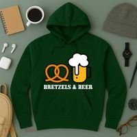 Bretzels And Beer Funny Oktoberfest Hoodie thumb 3