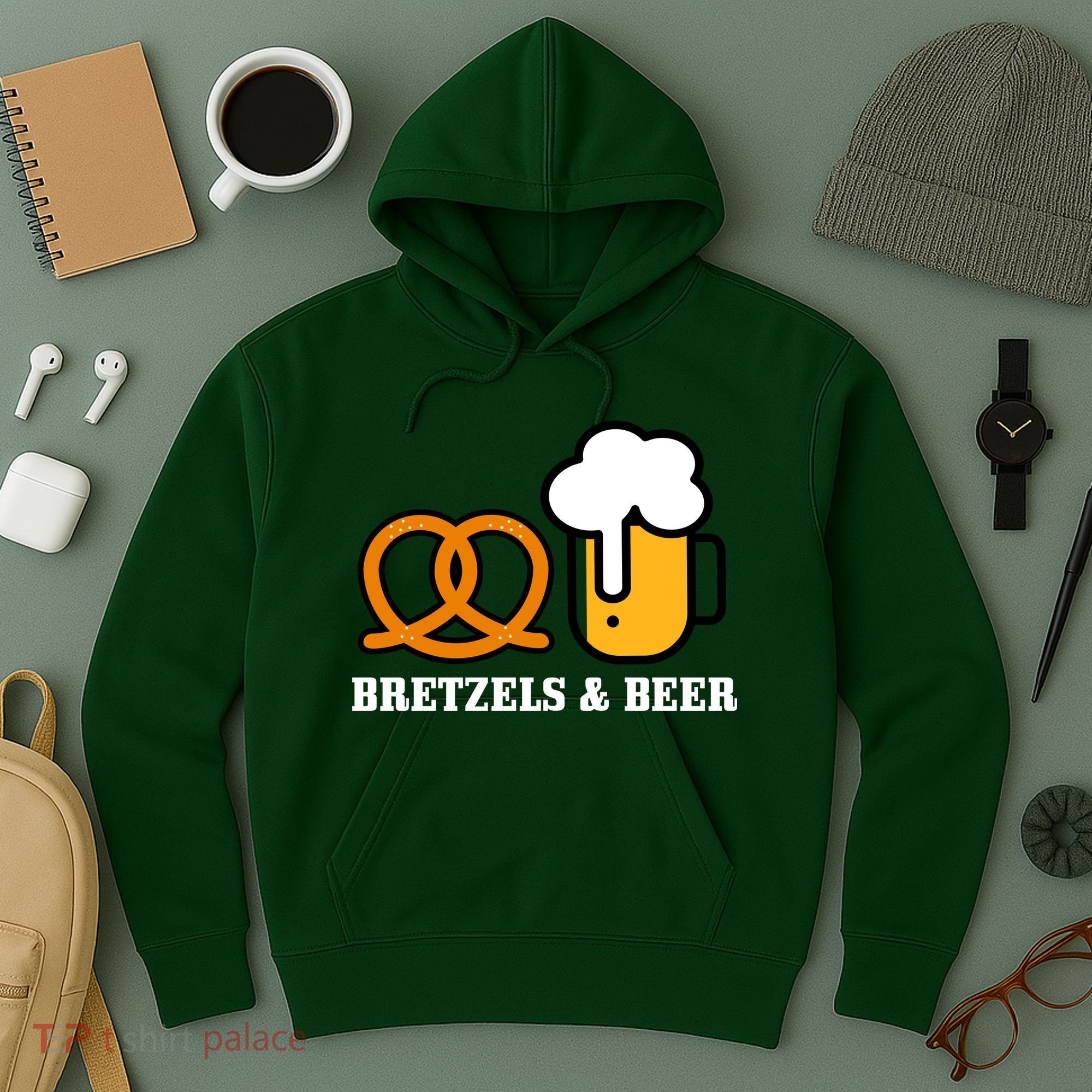 Bretzels And Beer Funny Oktoberfest Hoodie