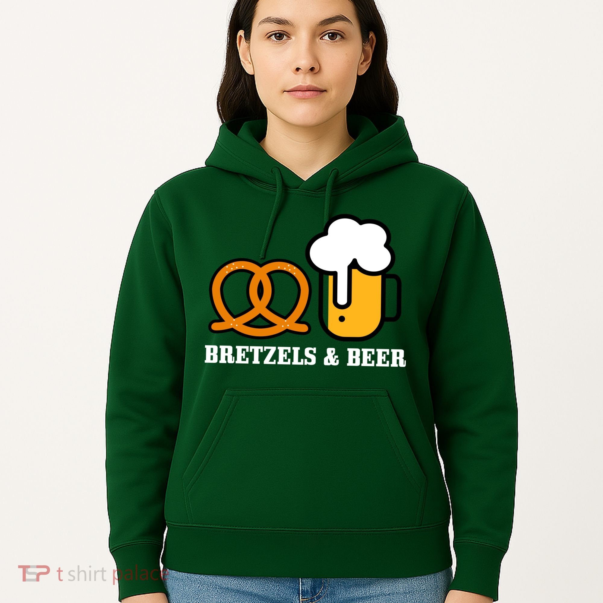 Bretzels And Beer Funny Oktoberfest Hoodie