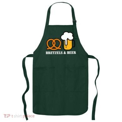 Bretzels And Beer Funny Oktoberfest Apron