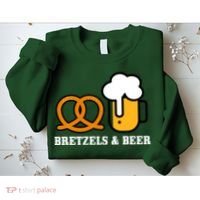 Bretzels And Beer Funny Oktoberfest Sweatshirt thumb 2
