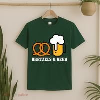 Bretzels And Beer Funny Oktoberfest T-Shirt thumb 2