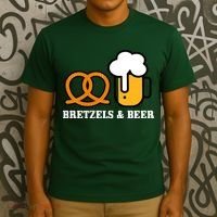 Bretzels And Beer Funny Oktoberfest T-Shirt thumb 3