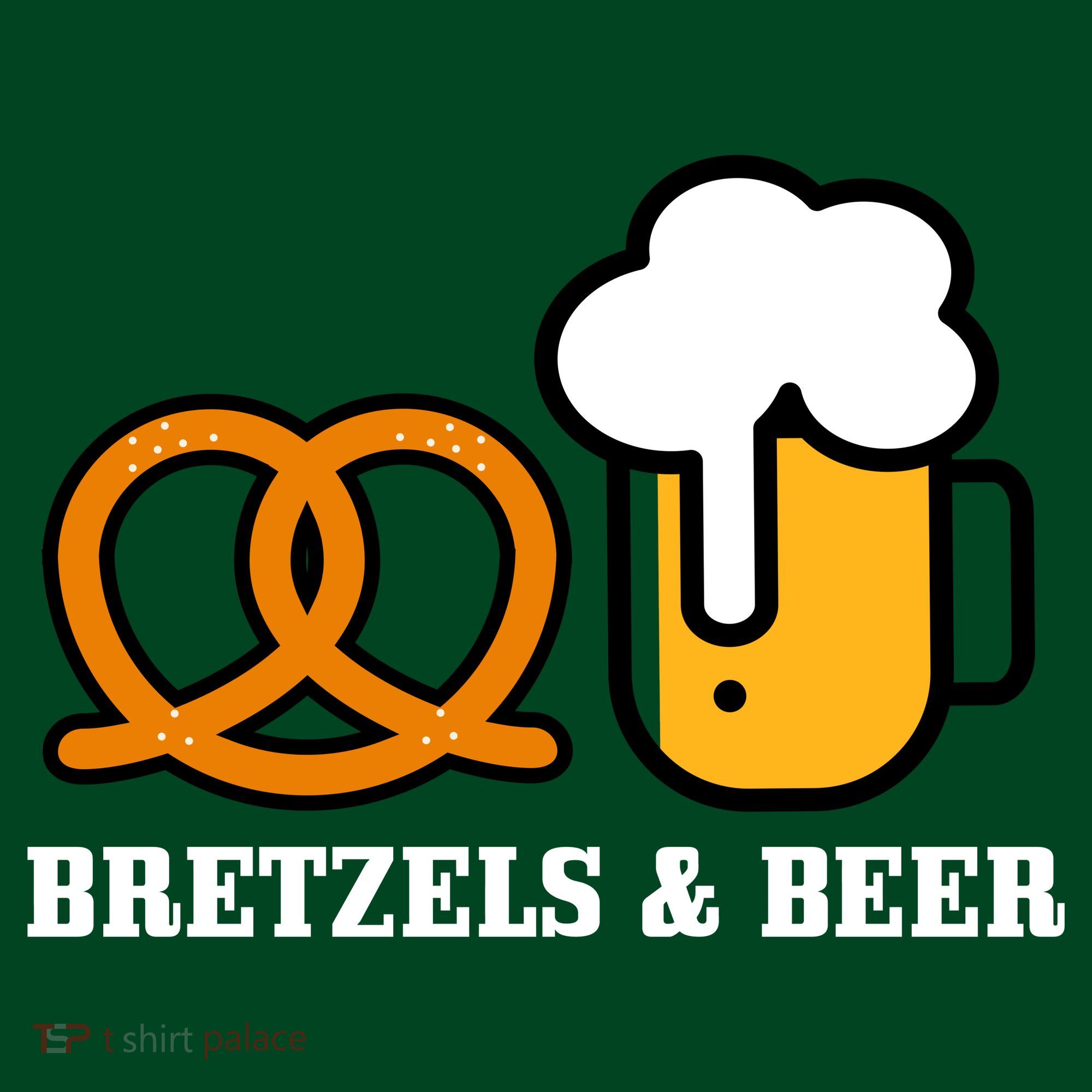 Bretzels And Beer Funny Oktoberfest Coaster