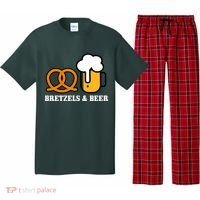 Bretzels And Beer Funny Oktoberfest Pajama Set thumb 0
