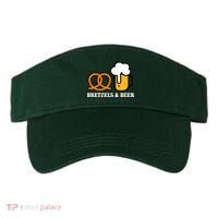 Bretzels And Beer Funny Oktoberfest Visor thumb 0
