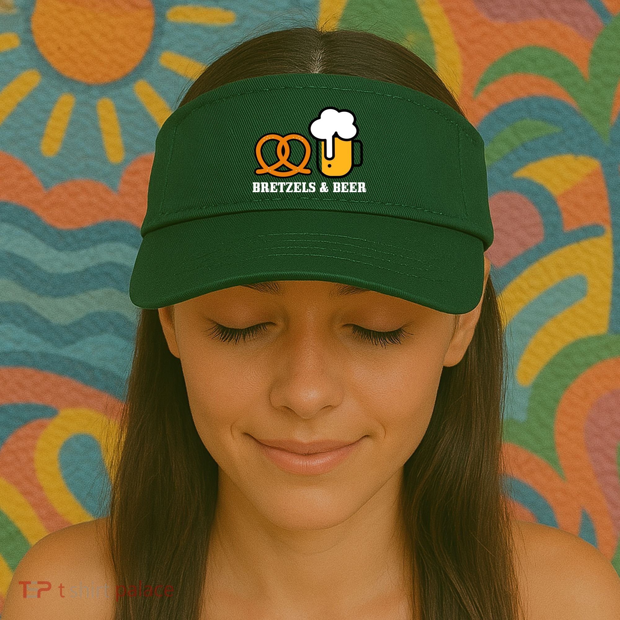 Bretzels And Beer Funny Oktoberfest Visor