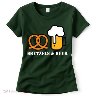 Bretzels And Beer Funny Oktoberfest Women's T-Shirt