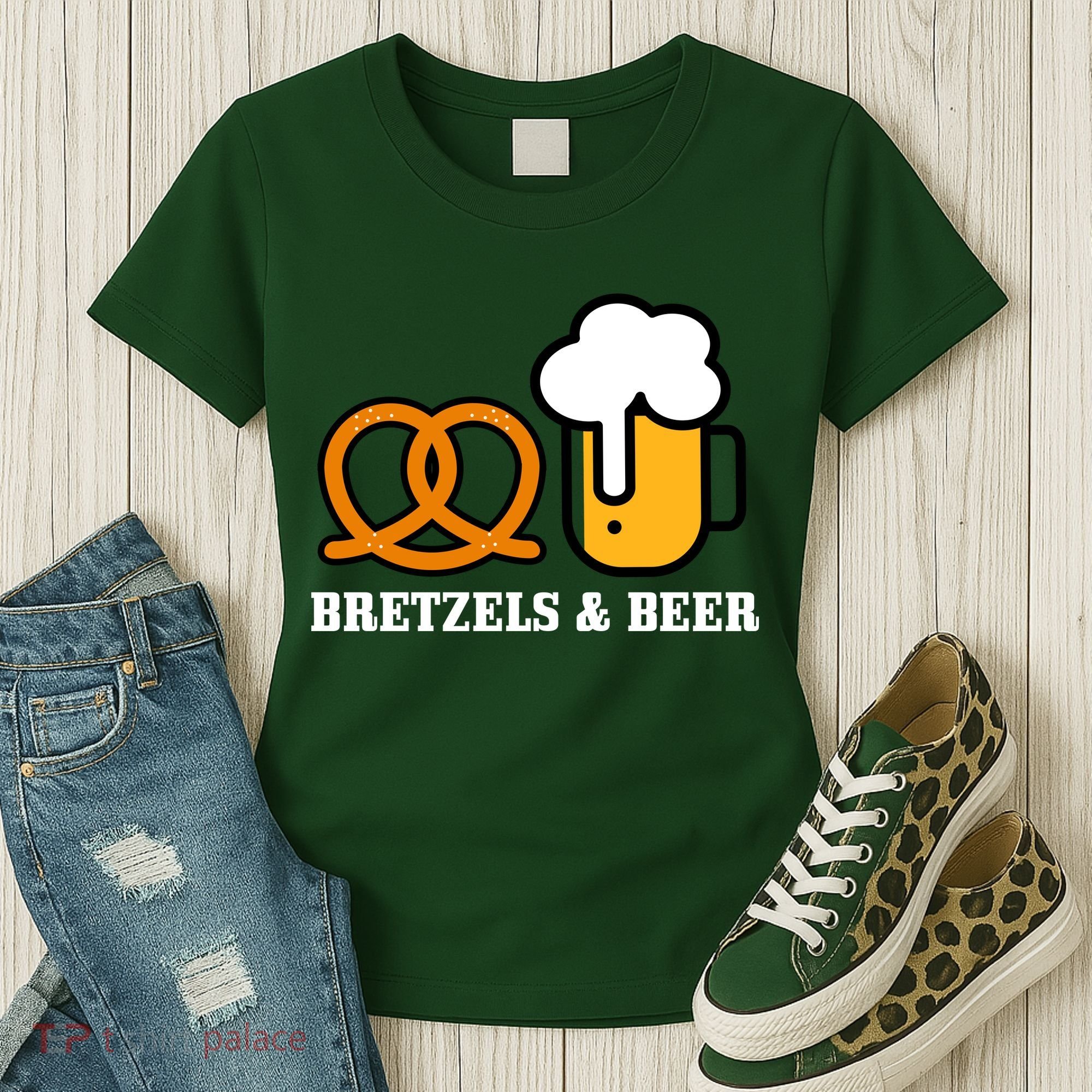 Bretzels And Beer Funny Oktoberfest Women's T-Shirt