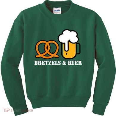 Bretzels And Beer Funny Oktoberfest Kids Sweatshirt