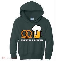 Bretzels And Beer Funny Oktoberfest Kids Hoodie thumb 0