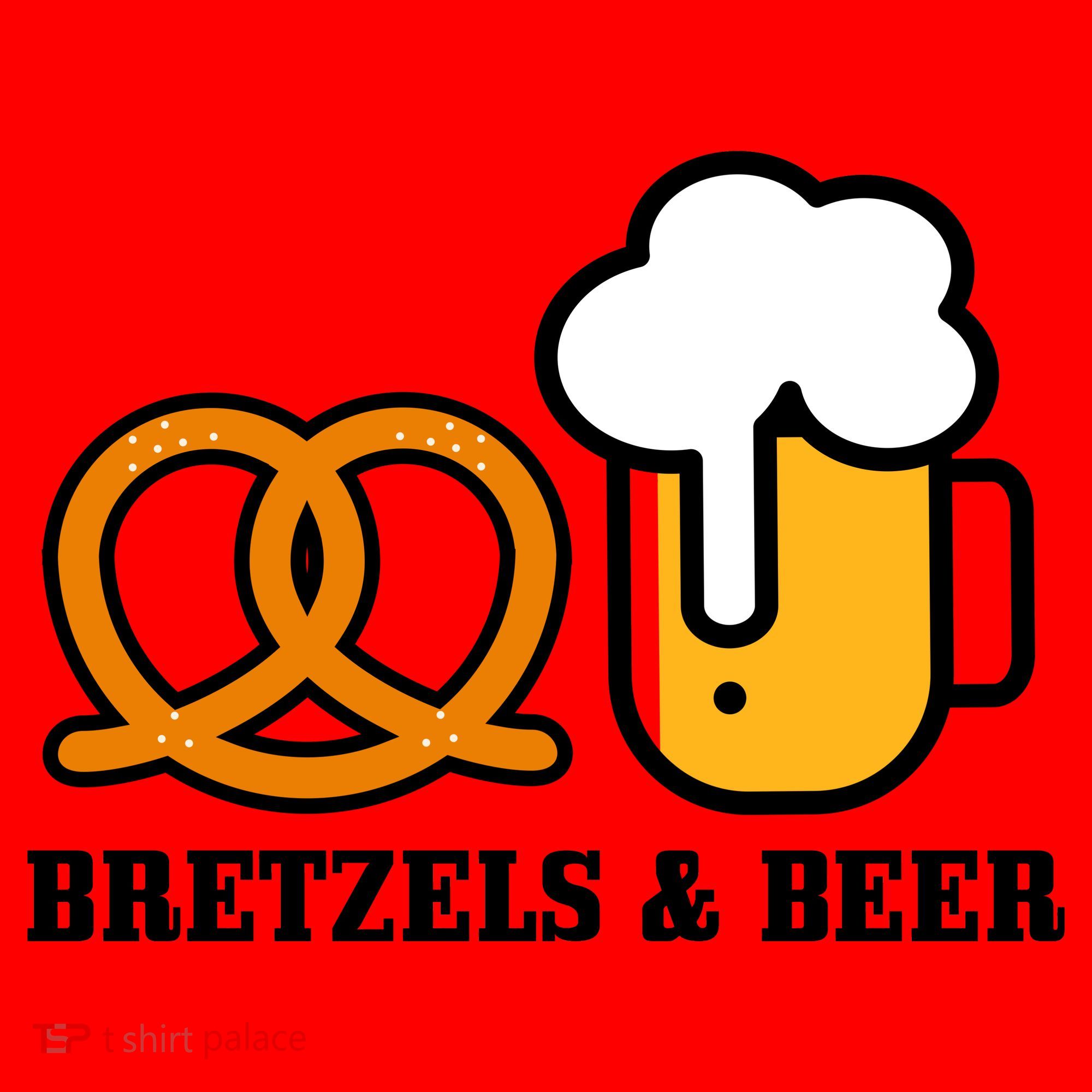 Bretzels And Beer Funny Oktoberfest Santa Hat