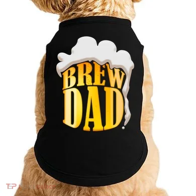 Brew Dad Matching Design Doggie Tank