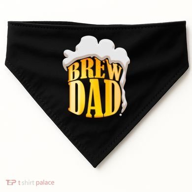 Brew Dad Matching Design USA-Made Doggie Bandana