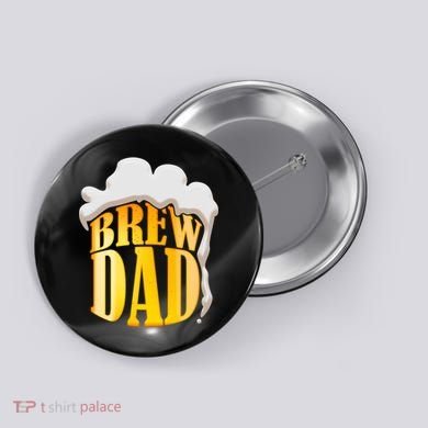 Brew Dad Matching Design Button