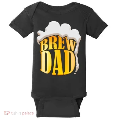Brew Dad Matching Design Baby Bodysuit