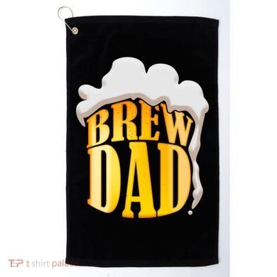 Brew Dad Matching Design Golf Towel