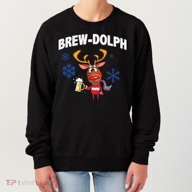 Brew-Dolph Christmas Reindeer Women's Sweatshirt