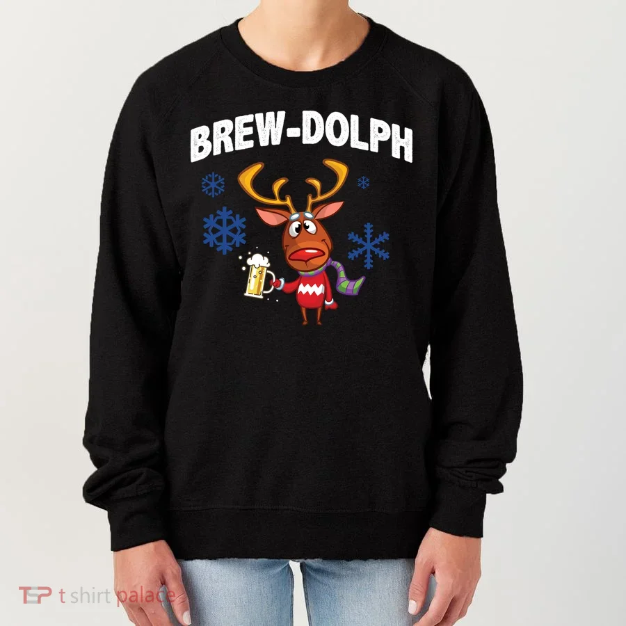 Brew-Dolph Christmas Reindeer Women's Sweatshirt