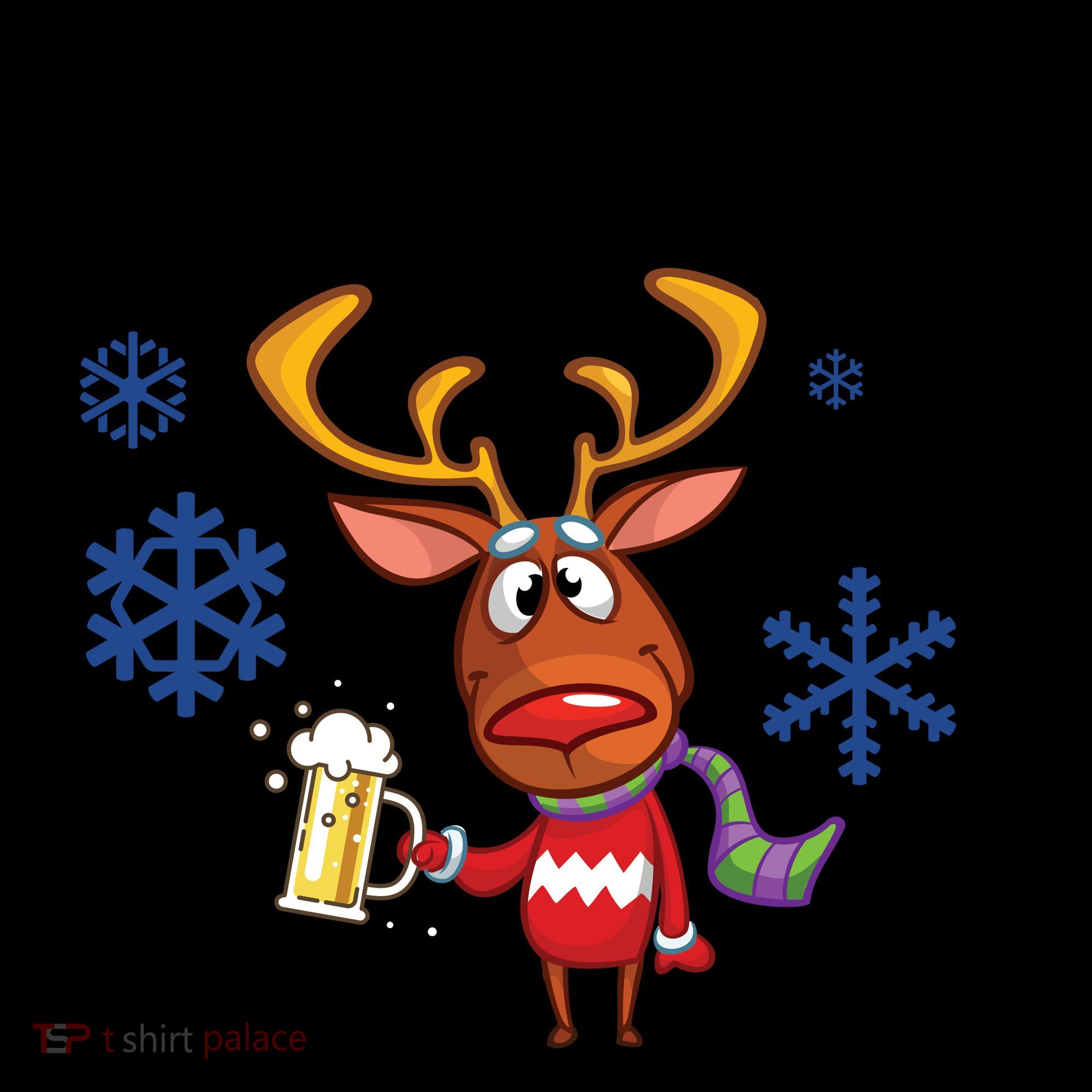 Brew-Dolph Christmas Reindeer Coffee Mug