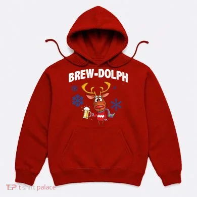Brew-Dolph Christmas Reindeer Hoodie
