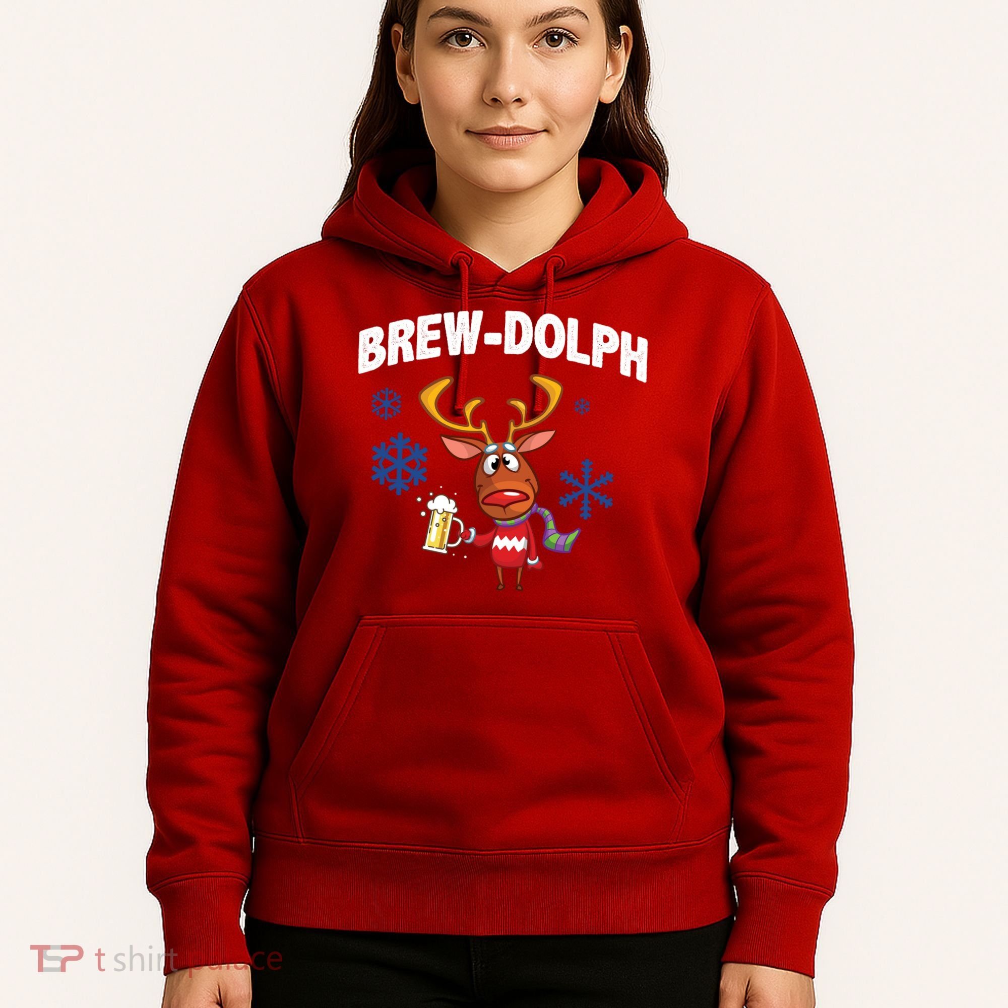 Brew-Dolph Christmas Reindeer Hoodie