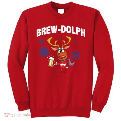 Brew-Dolph Christmas Reindeer Sweatshirt