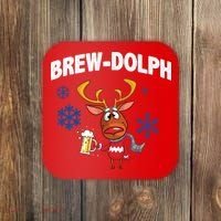 Brew-Dolph Christmas Reindeer Coaster thumb 0