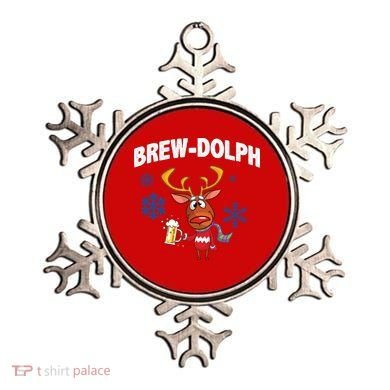 Brew-Dolph Christmas Reindeer Ornament