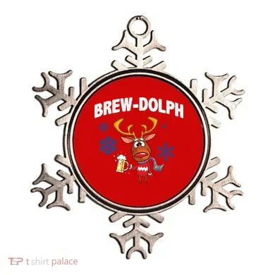 Brew-Dolph Christmas Reindeer Ornament