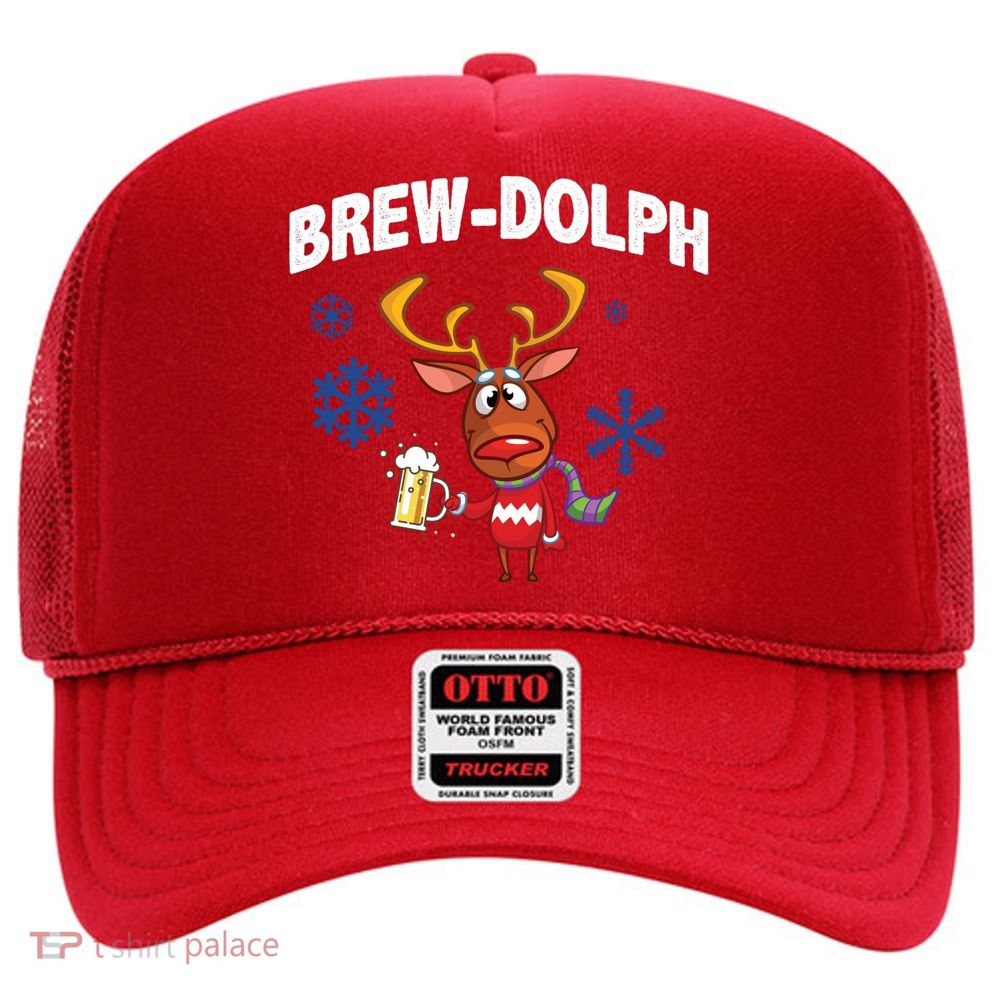Brew-Dolph Christmas Reindeer Hat
