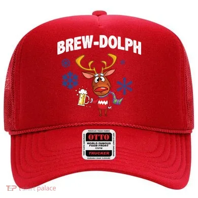 Brew-Dolph Christmas Reindeer Hat