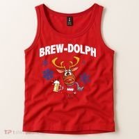 Brew-Dolph Christmas Reindeer Tank Top thumb 2