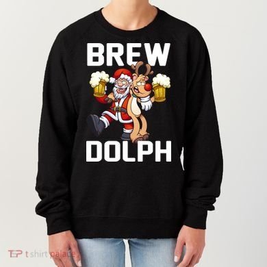 Brew Dolph Red Nose Reindeer Women's Sweatshirt