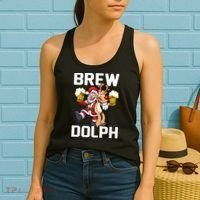 Brew Dolph Red Nose Reindeer Women's Tank Top thumb 2