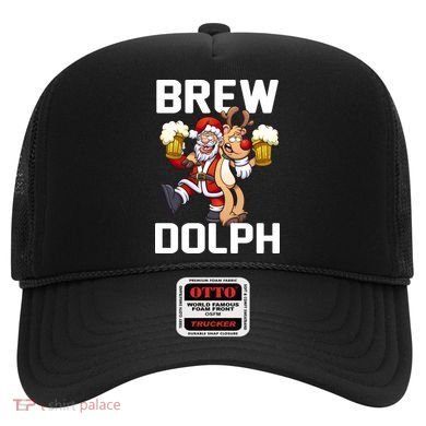 Brew Dolph Red Nose Reindeer Hat