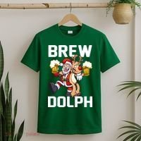 Brew Dolph Red Nose Reindeer T-Shirt thumb 2