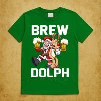Brew Dolph Red Nose Reindeer T-Shirt thumb 5