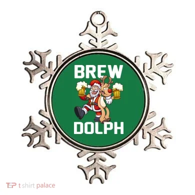 Brew Dolph Red Nose Reindeer Ornament